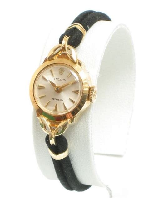 ladies 18ct rolex precision circa 1960|carter's rolex date precision.